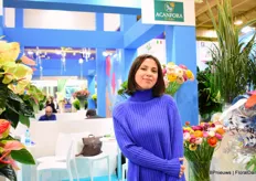 Sara Carotenuto was at IPM on behalf of Acanfora Fiori and its cut flowers from Italy.